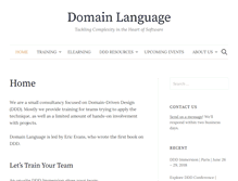 Tablet Screenshot of domainlanguage.com